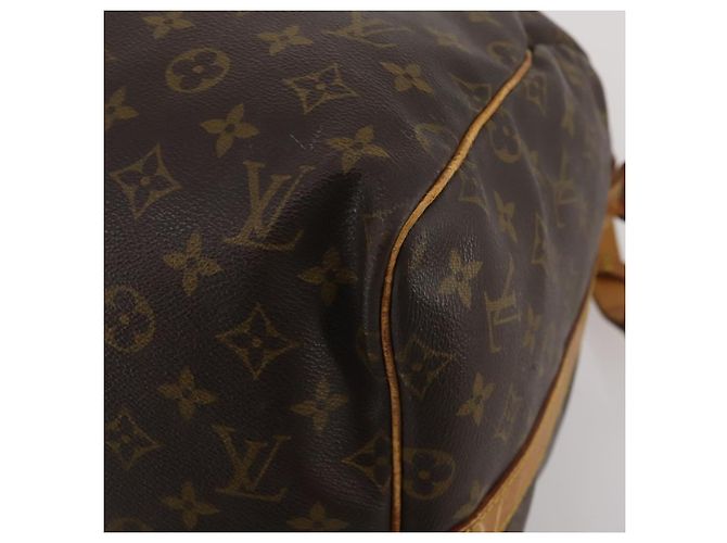 LOUIS VUITTON Monogram Keepall Bandouliere 55 Borsa Boston M41414 LV Auth 201227 Monogramma - vista 15