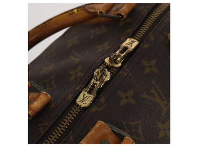 LOUIS VUITTON Monogram Keepall Bandouliere 55 Borsa Boston M41414 LV Auth 201227 Monogramma - vista 22