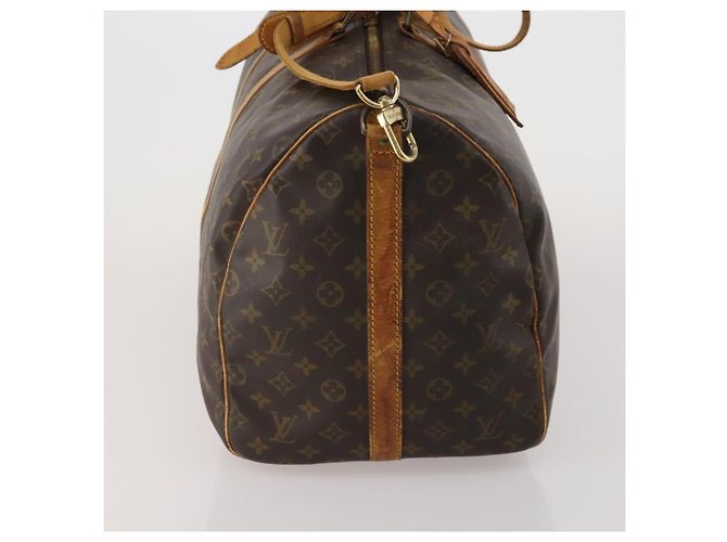 LOUIS VUITTON Monogram Keepall Bandouliere 55 Borsa Boston M41414 LV Auth 201227 Monogramma - vista 4