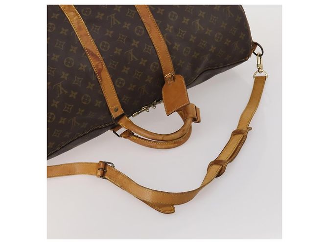 LOUIS VUITTON Monogram Keepall Bandouliere 55 Borsa Boston M41414 LV Auth 201227 Monogramma - vista 7