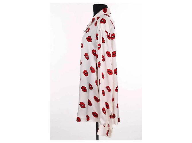 Blusa de seda roja Khaite XL - vista 3