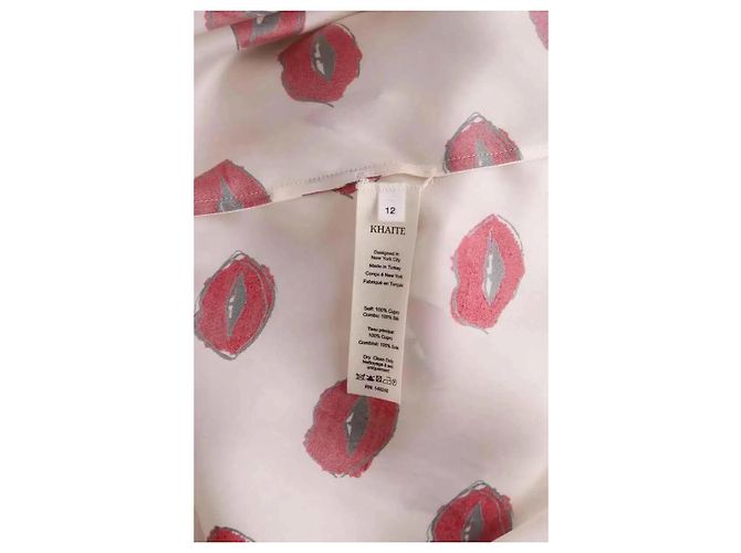 Blusa de seda roja Khaite XL - vista 6
