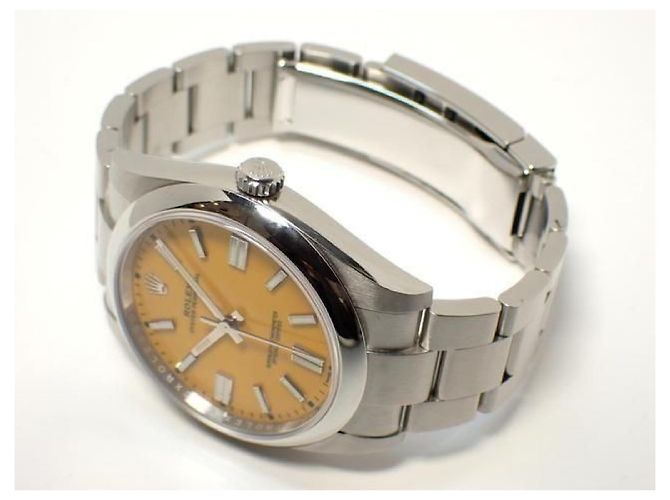 ROLEX Oyster PERPETUAL 41 yellow 124300 Mens Argento - vista 11