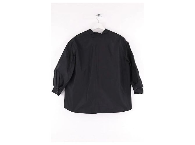 Longchamp Giacca Kimono Techno-Taffetas nera Nero - vista 3
