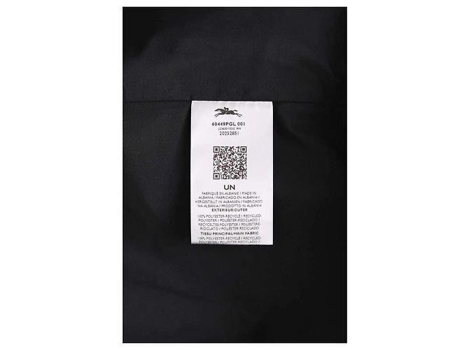 Longchamp Giacca Kimono Techno-Taffetas nera Nero - vista 6