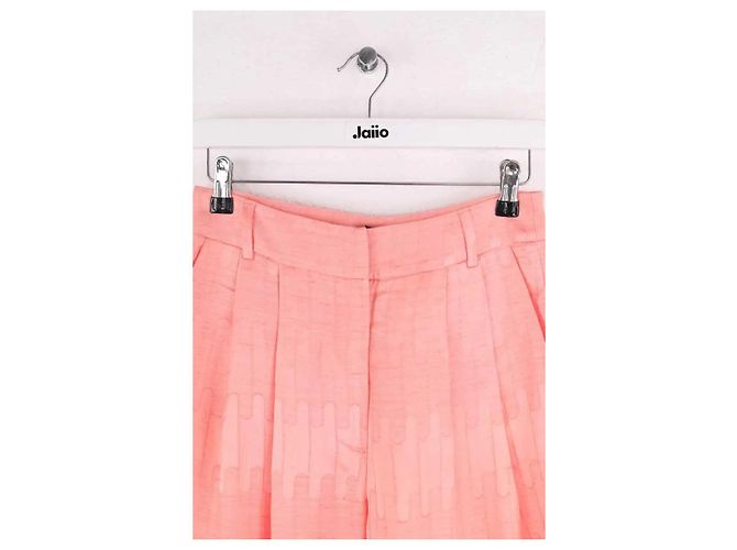 Pantalones Heimstone rosas de viscosa - vista 2