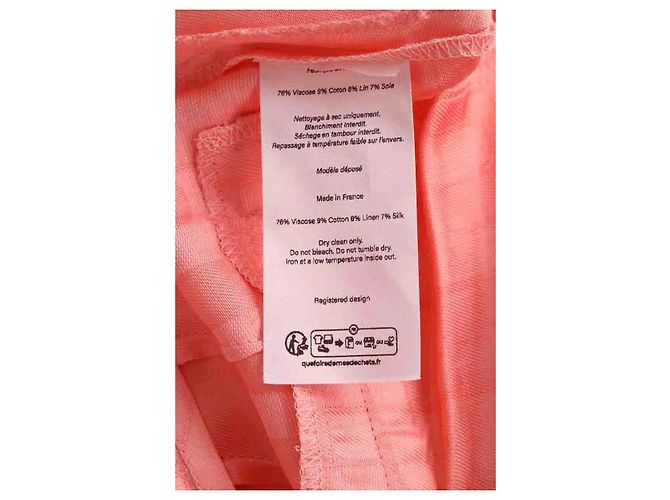 Pantalones Heimstone rosas de viscosa - vista 6