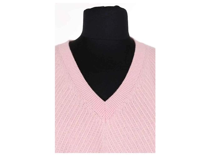 Camisola Barrie de cashmere rosa XS - vista 2