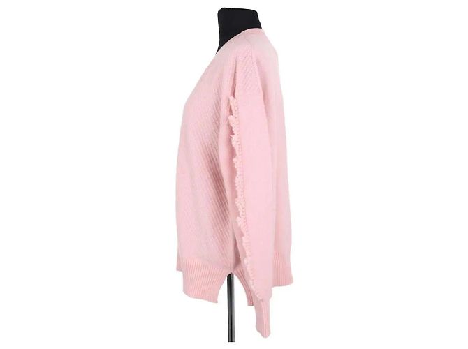 Camisola Barrie de cashmere rosa XS - vista 3