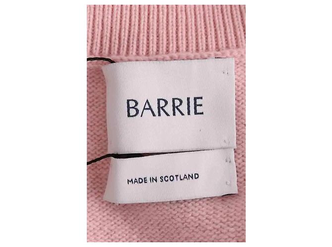 Camisola Barrie de cashmere rosa XS - vista 5