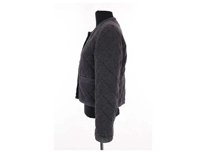 Giacca Ba&Sh in cotone antracite Grigio antracite - vista 3