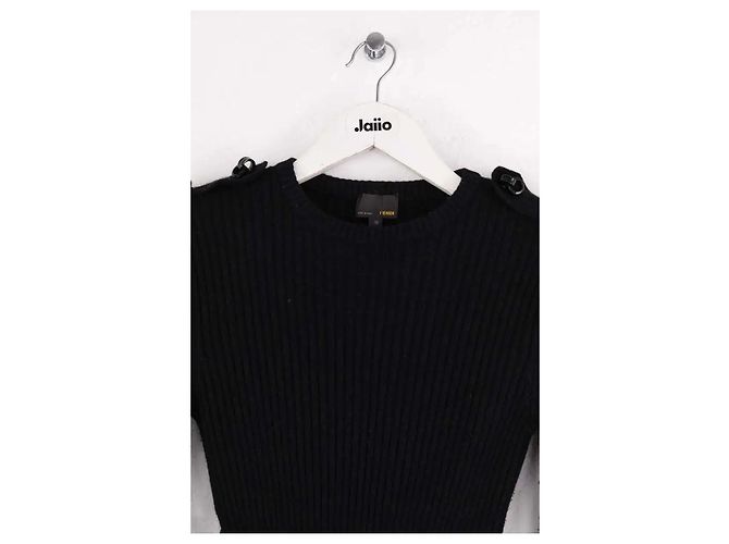 Fendi Kleid aus schwarzem Kaschmir - Ansicht 2