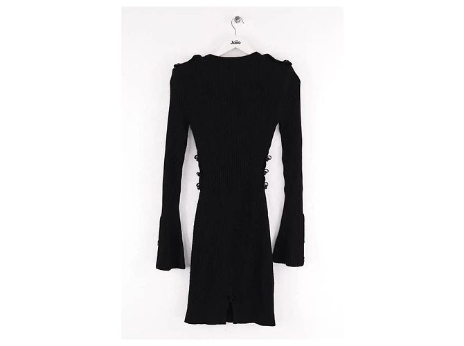 Fendi Kleid aus schwarzem Kaschmir - Ansicht 3