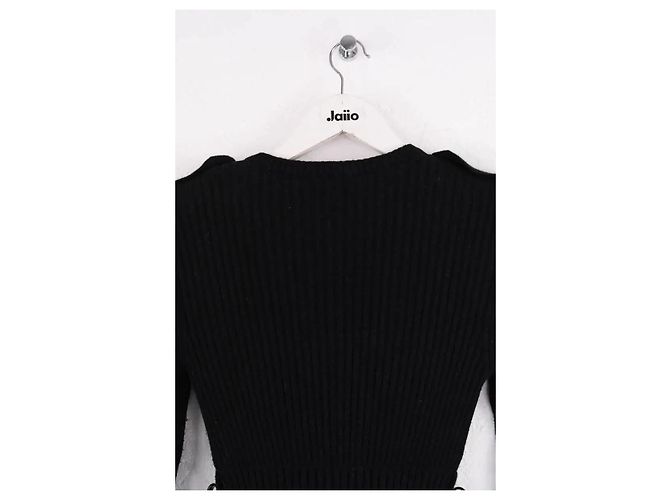 Fendi Kleid aus schwarzem Kaschmir - Ansicht 4