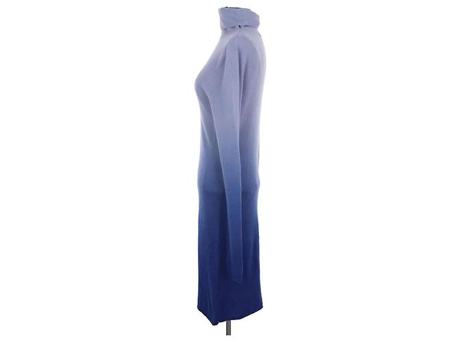 Autre Marque Vestido Notshy de cashmere azul S - vista 3