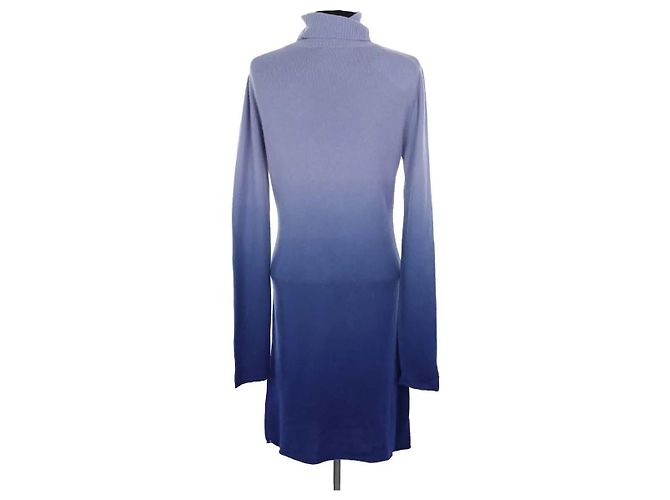 Autre Marque Vestido Notshy de cashmere azul S - vista 4