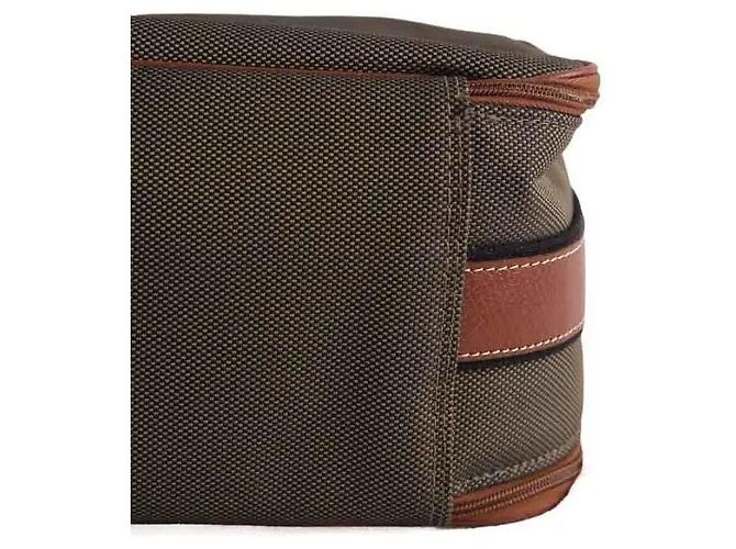 Bolso vanity Longchamp de cuero caqui - vista 4