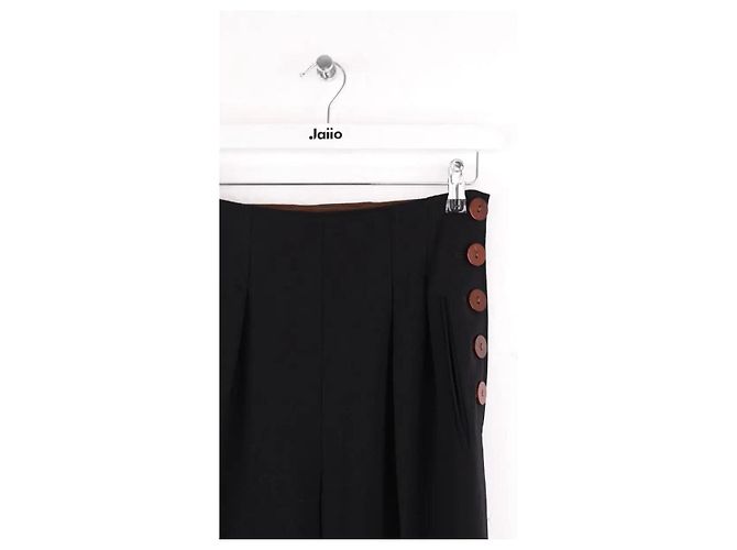 Jean Paul Gaultier Pantalones rectos negros - vista 2
