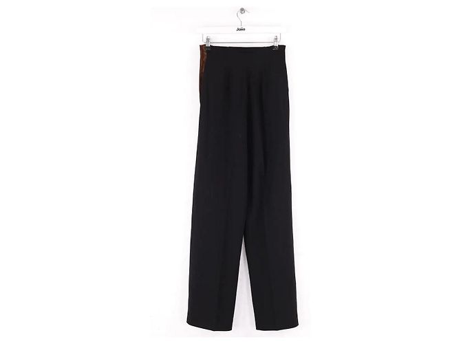 Jean Paul Gaultier Pantalones rectos negros - vista 3