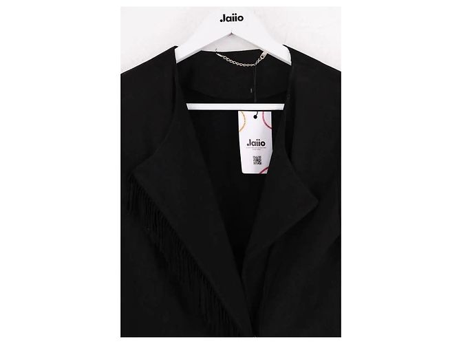 Chaqueta Marella de ante negro - vista 2