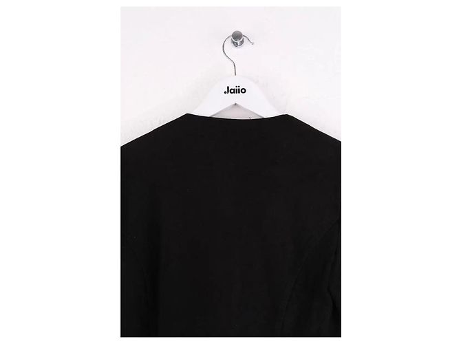 Chaqueta Marella de ante negro - vista 4
