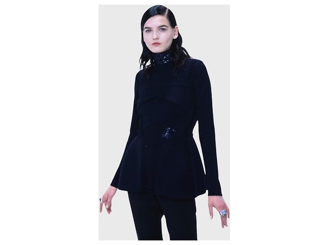 Autre Marque Christian Dior Pullover dunkelblau T.34 - Ansicht 2