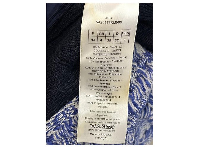 Autre Marque Christian Dior Pullover dunkelblau T.34 - Ansicht 7