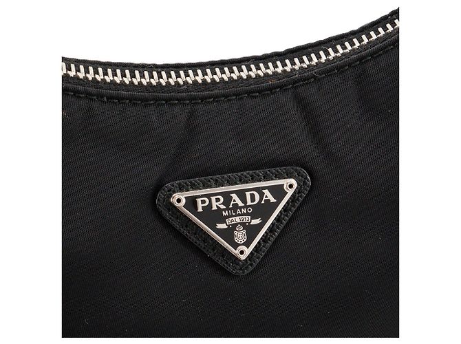 PRADA - Borsa a tracolla Re-Edition 2005 Prada in Re-nylon e pelle saffiano nera Nero - vista 6