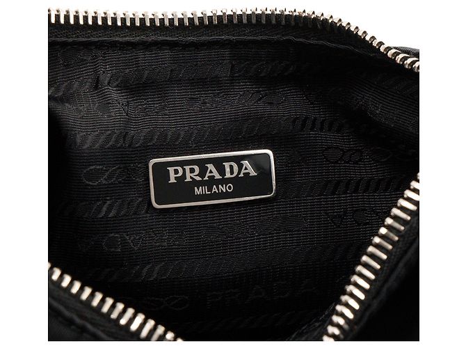 PRADA - Borsa a tracolla Re-Edition 2005 Prada in Re-nylon e pelle saffiano nera Nero - vista 8