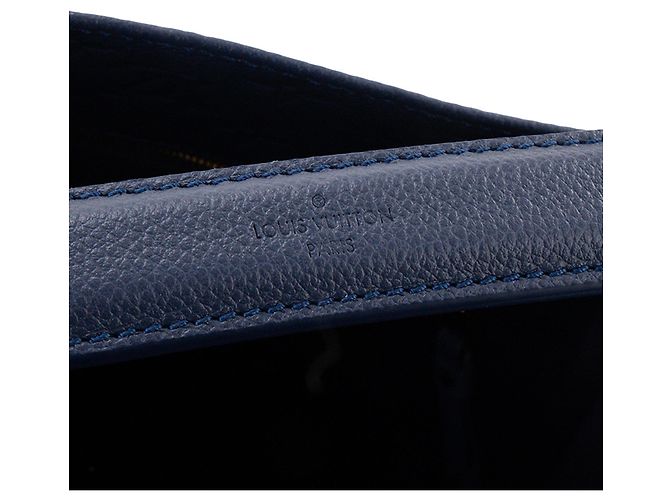 LOUIS VUITTON - Borsa tote Hobo Métis Louis Vuitton in pelle empreinte blu navy - vista 6