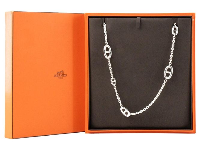 HERMÈS - Sautoir Farandole 80 Hermès in argento - vista 5