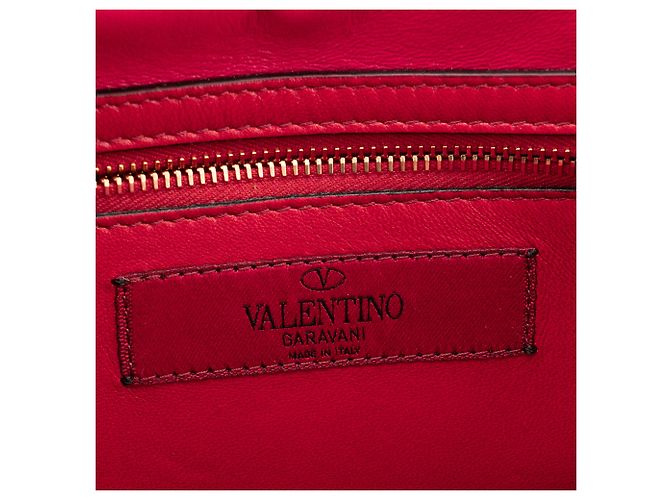 Valentino Garavani VALENTINO - Borsa a tracolla Valentino Rockstud Spike in velluto rosa - vista 6