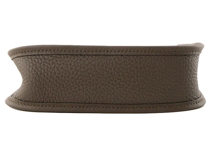 HERMÈS - Borsa a tracolla Evelyne 16 in pelle clémence kaki Cachi - vista 4