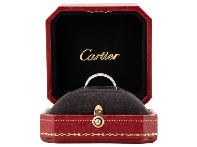 CARTIER - Anello Love pavé PM in oro bianco e diamanti (T52) Argento - vista 3
