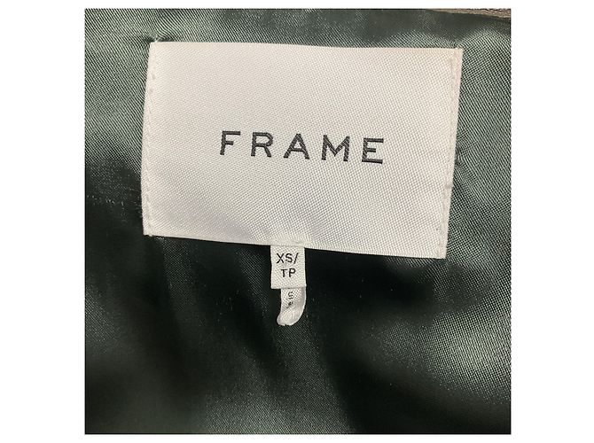 Autre Marque Giacca Moto Frame in pelle di agnello Deep Moss Verde - vista 4