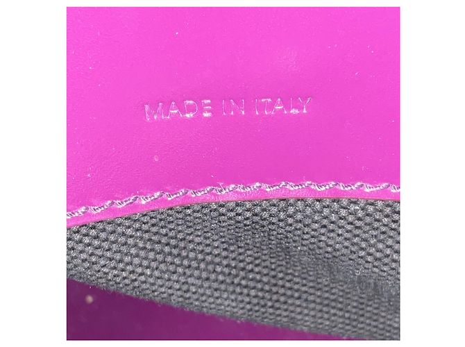 Borsa tote Tod's in pelle lucida viola con doppio manico superiore - vista 8