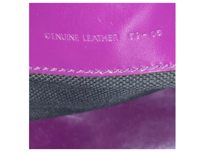 Borsa tote Tod's in pelle lucida viola con doppio manico superiore - vista 9