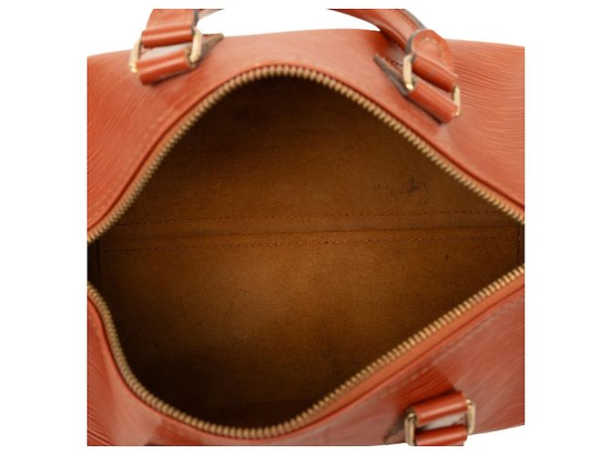 Borsa Boston Louis Vuitton Epi Speedy 25 Marrone - vista 4