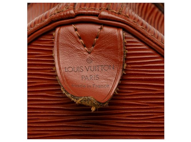 Borsa Boston Louis Vuitton Epi Speedy 25 Marrone - vista 5