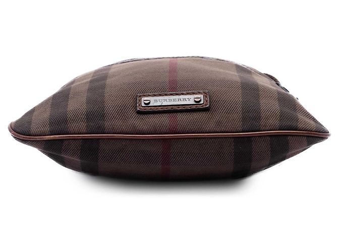 Bolsa crossbody em algodão Burberry Brown Exploded Check Marrom - vista 3