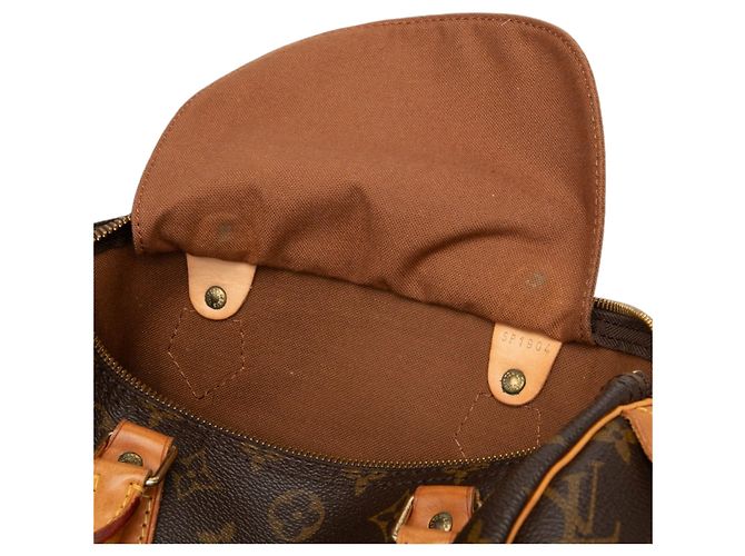 Louis Vuitton Monogram Speedy 30 Boston Tasche Braun - Ansicht 5