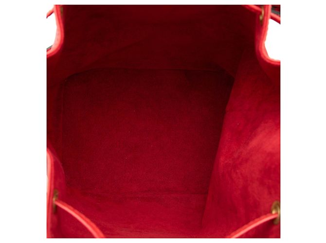 Borsa a secchiello Louis Vuitton Epi Noe GM rossa Rosso - vista 4