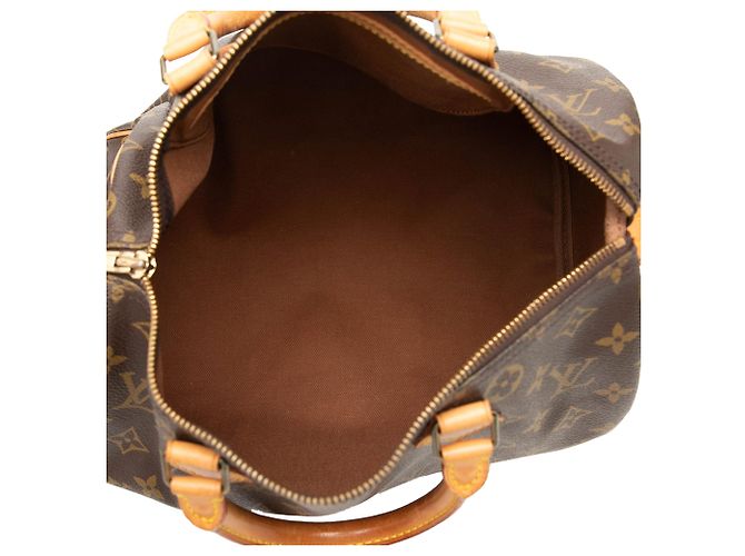 Bolso Boston Louis Vuitton Monogram Speedy 30 Marrón Castaño - vista 4