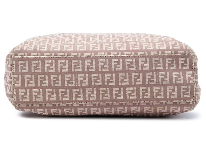 Tote Fendi Zucchino Canvas Rosa - vista 3