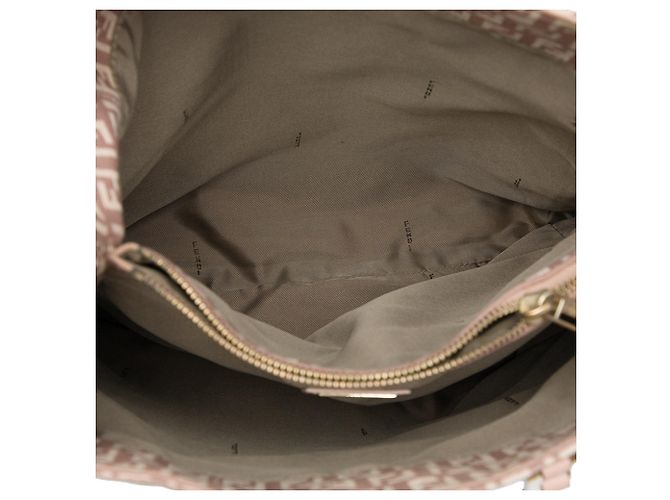 Tote Fendi Zucchino Canvas Rosa - vista 4