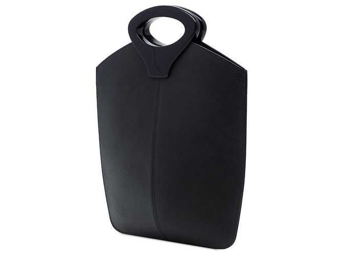 Louis Vuitton Epi Demi Lune Handtasche Schwarz - Ansicht 2