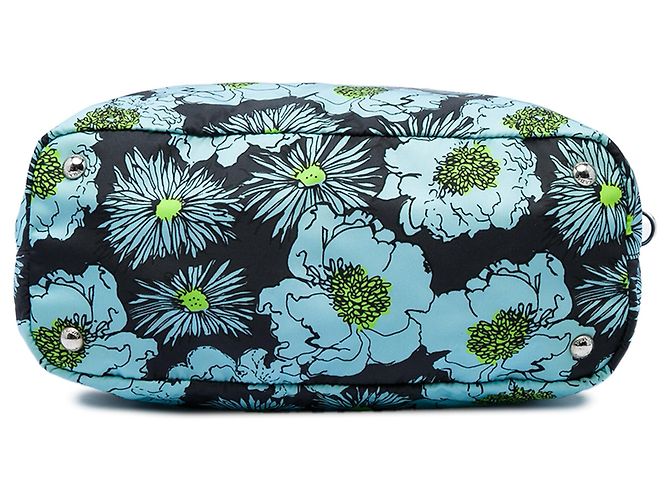 Bolso Tote Prada Tessuto Stampato azul - vista 3
