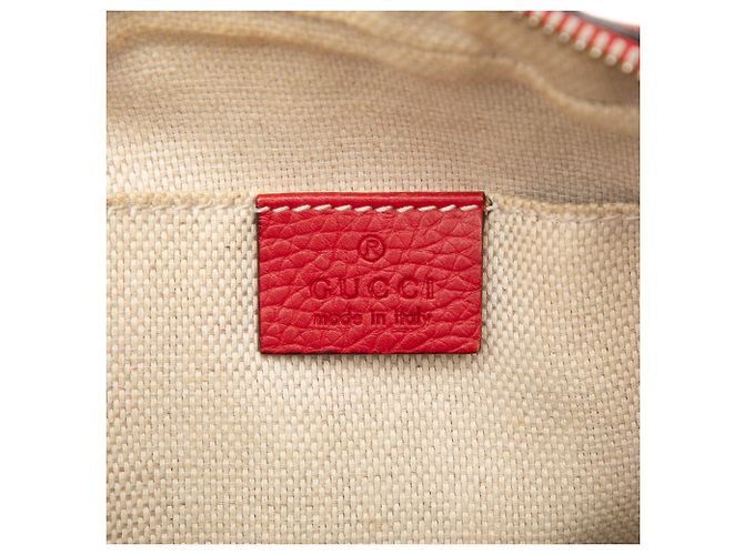 Borsa a tracolla Soho Disco in pelle rossa Gucci Rosso - vista 5