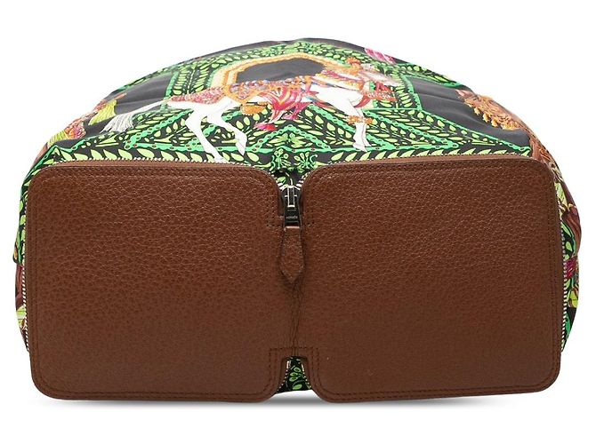 Tote Silky Pop Hermès La Danse Du Cheval Marwari Nero - vista 3