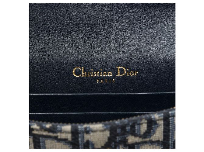 Autre Marque Borsa Cintura Saddle in tela Dior Oblique blu - vista 5